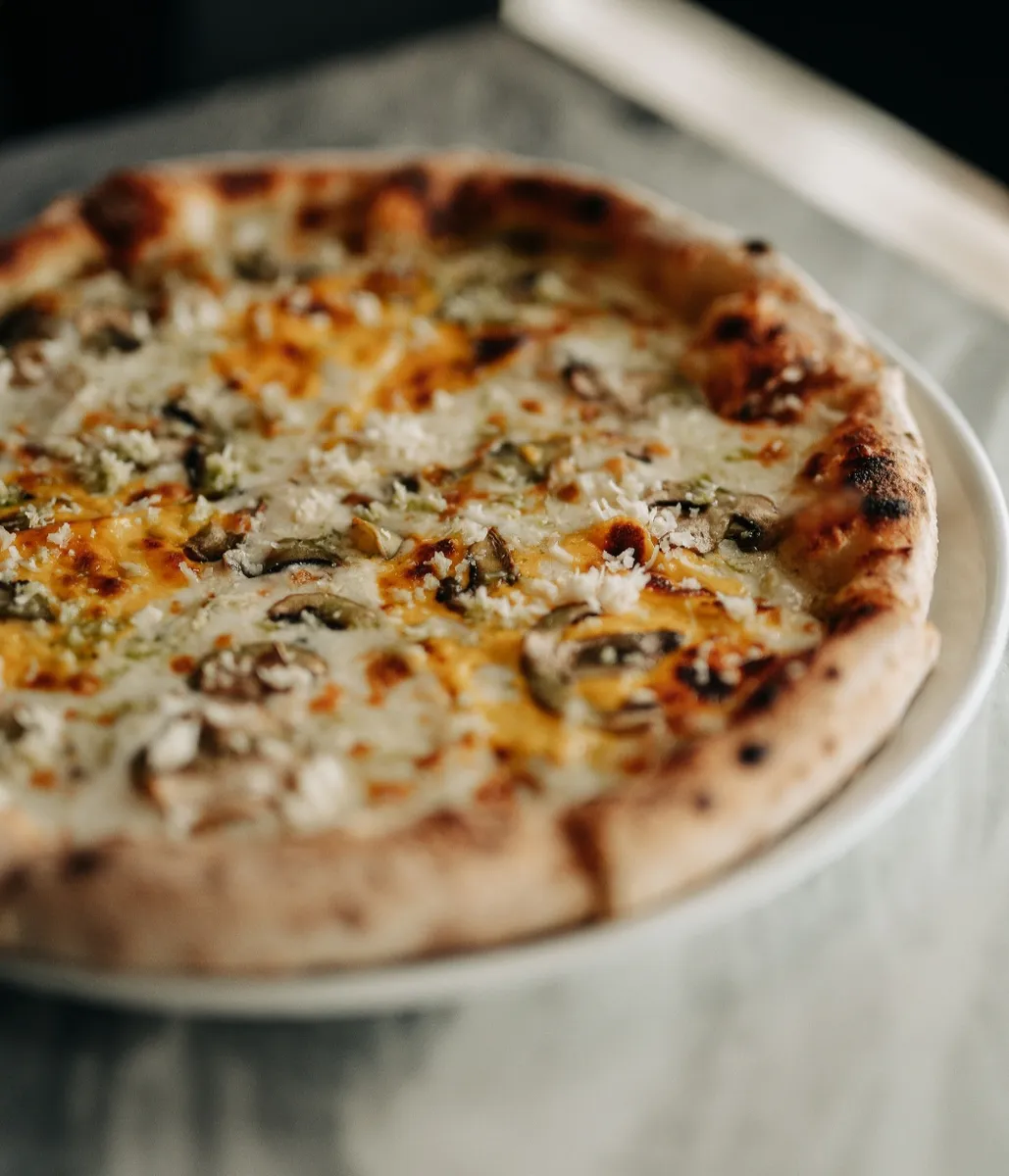 Mushroom and cheese 