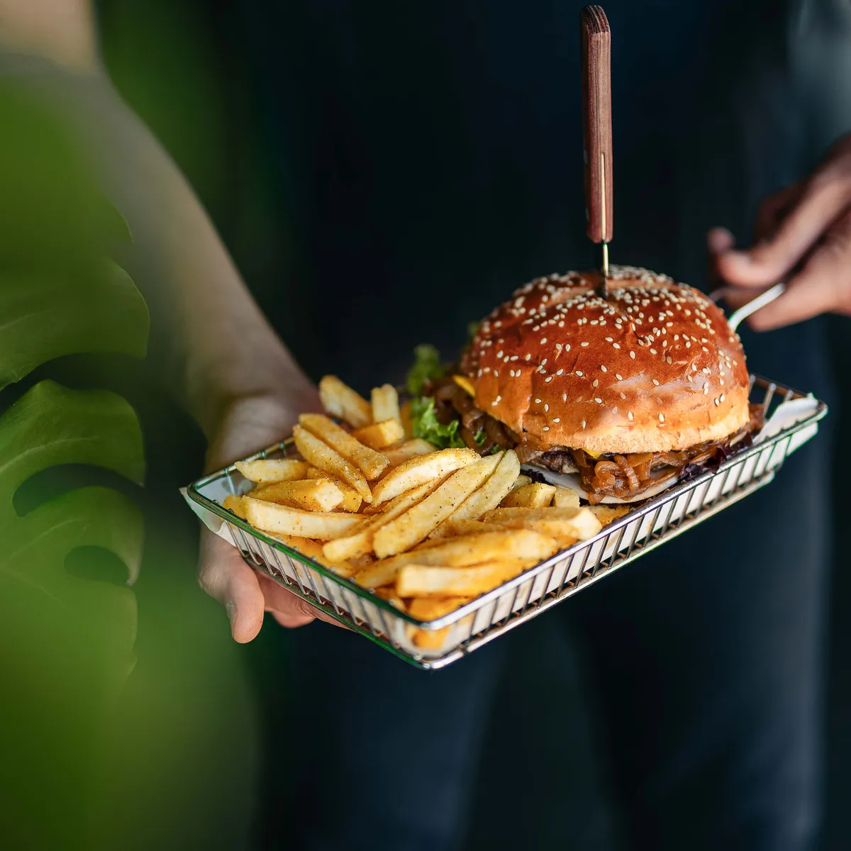Juicy burger