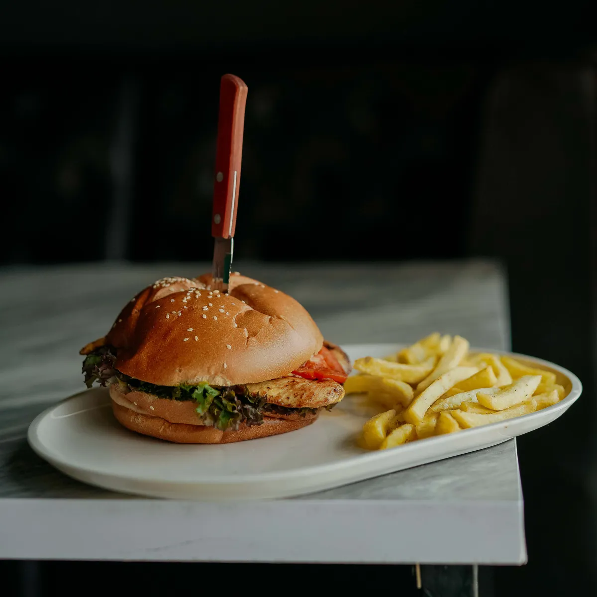 Chicken burger
